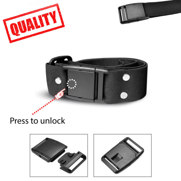 Invisible Elastic Stretch Belt With Flat Buckle (update version) - Image 3
