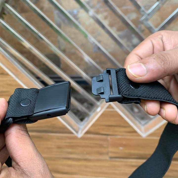 Kids Elastic Belt 5-12 year (2pcs Black) Premium Quality - Image 2