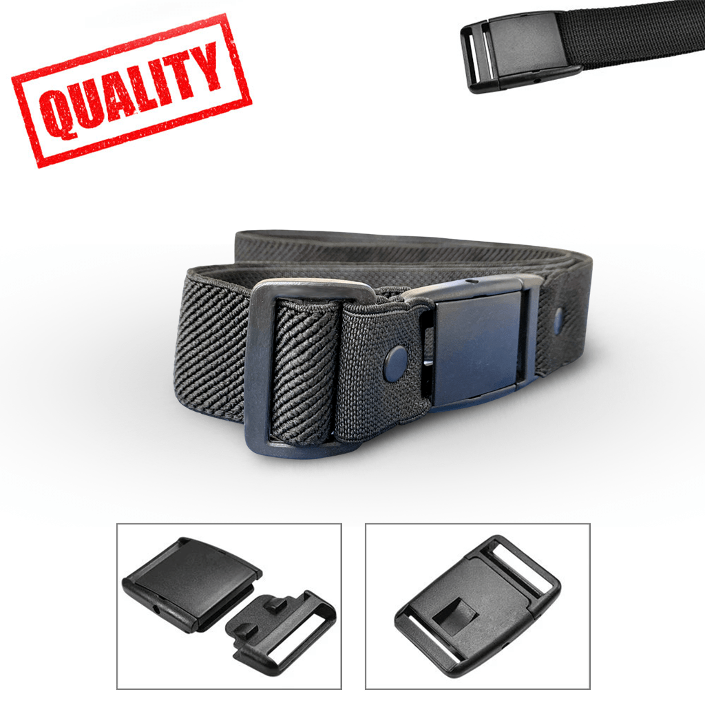 Kids Elastic Belt 5-12 year (2pcs Black) Premium Quality - Image 3