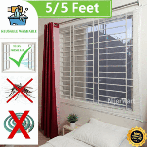 (5/5 Feet) Premium Quality Window Anti Mosquito Net